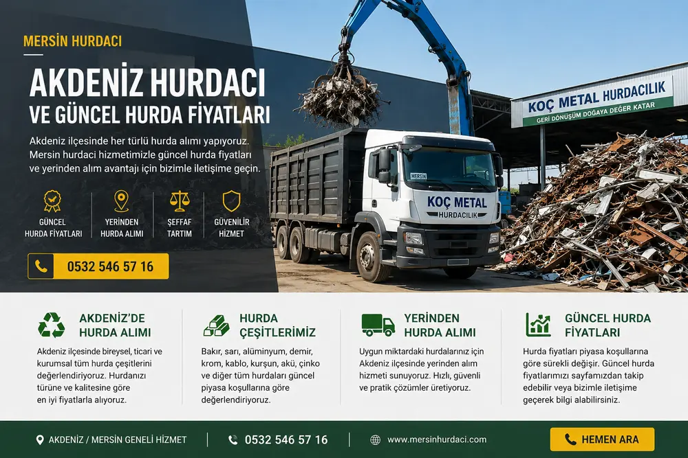 Akdeniz hurdacı - Mersin hurda alımı