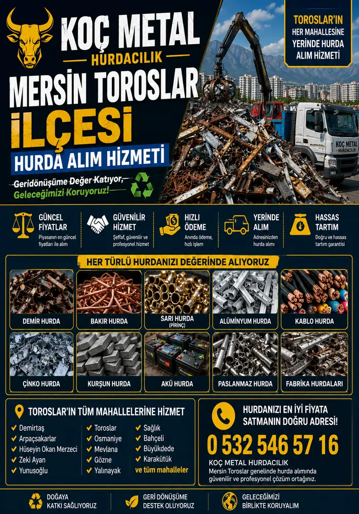 mersin hurdacı